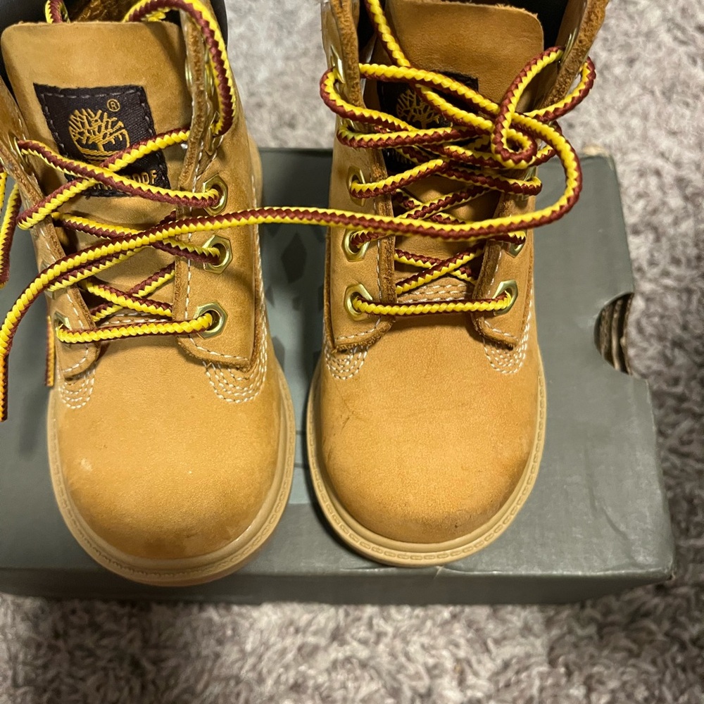 Timberland Kids Brown Lace-Up Boots